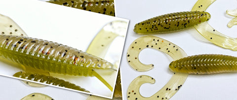 double tail grub fishing lures Twin Tail Grub 3" – Cash Custom Lures