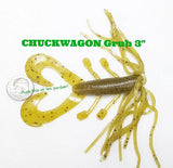 Chuck Wagon - Twin Tail Skirted Grub 3"